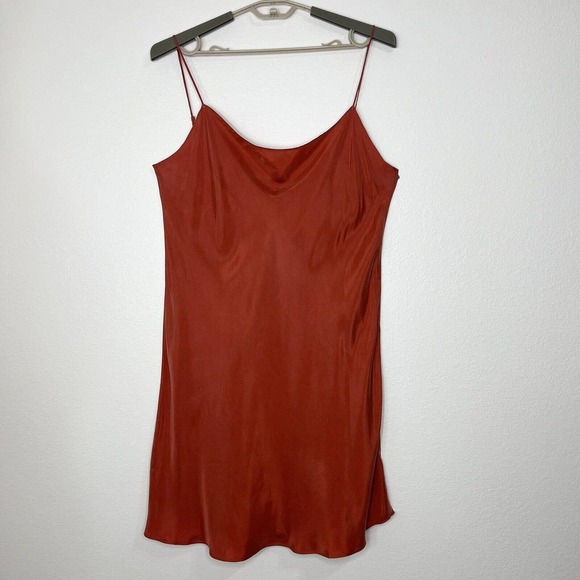 J. Crew Wildfire Red Gwen Sleeveless Cupro Slip Dress Plus Size 18 NWT BI679 - Picture 3 of 13